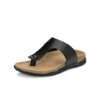 Men Black Ethnic Comfort Sandals - Image 4