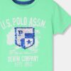 Boys Green Printed Round Neck Flippy Sequinned T-shirt - Image 5